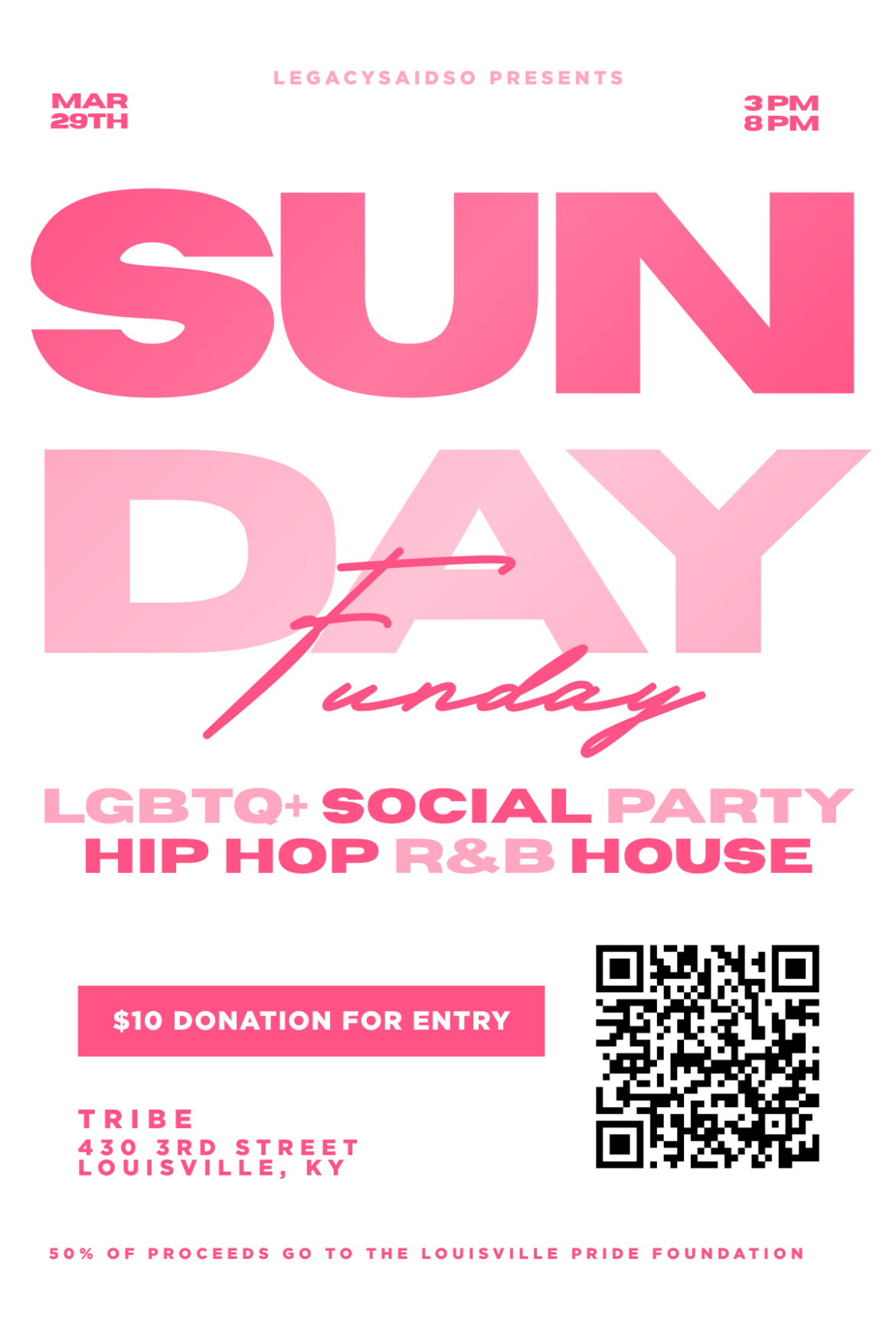 Copy of Sunday Funday Flyer Flyers Portrait Real Estate Flyer Legacy Said So